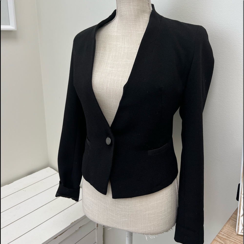 ♟🖤RACHEL ROY structured black blazer 🖤♟